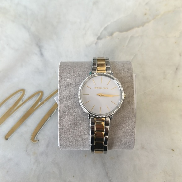 Michael Kors Silver/Gold Watch - Picture 4 of 6